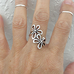 Flower Alloy Cuff Rings&nbsp;FS-WG4C66B-01