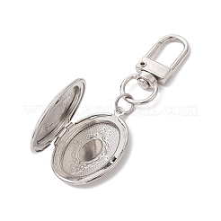 Oval Brass Locket Pendants Decorations&nbsp;KK-CJ2A51-P