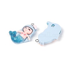 Opaque Resin Pendants&nbsp;RESI-D055-033P