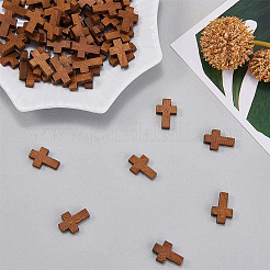 100Pcs Wooden Pendants&nbsp;WOOD-SC0001-38