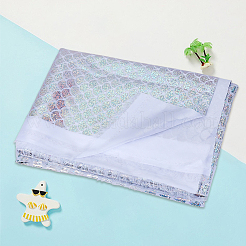 Polyester Fish Scale Fabric&nbsp;DIY-WH20063-038A