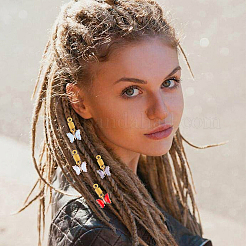 Aluminum Hair Dreadlocks Braiding&nbsp;HJEW-AB00034