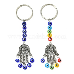 Tibetan Style Alloy Keychains&nbsp;KEYC-JKC01078