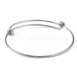 Tarnish Resistant Adjustable 316 Surgical Stainless Steel Expandable Bangle Making&nbsp;LS-MAK-M188-02