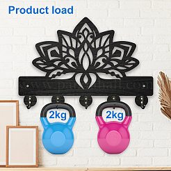 Wood & Iron Wall Mounted Hangers&nbsp;HJEW-WH0055-156