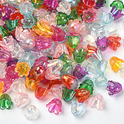 540Pcs 9 Colors UV Plating Acrylic Bead Caps&nbsp;MACR-SP0001-88