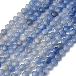 Gradient Color Natural Blue Aventurine Beads Strands&nbsp;GG-CBA9631-D02-01