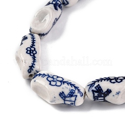 Handmade Porcelain Beads Strands&nbsp;PORC-I027-18A
