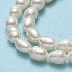 Natural Cultured Freshwater Pearl Beads Strands&nbsp;PEAR-J006-14C-01-X