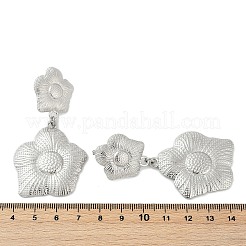 304 Stainless Steel Dangle Stud Earrings&nbsp;EJEW-G423-14P