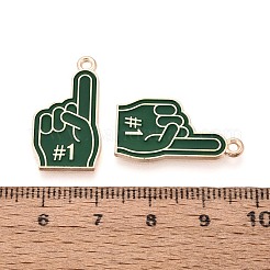 Alloy Enamel Pendants&nbsp;ENAM-T025-02G-18B