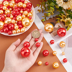 Gradient Round ABS Plastic Imitation Pearl No Hole Beads&nbsp;FIND-PH0007-81