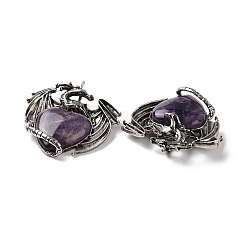 Natural Amethyst Pendants&nbsp;G-A207-03AS-05