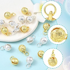 10Pcs 2 Colors Brass Pendants&nbsp;KK-YW0004-34