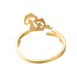 304 Stainless Steel Rings for Women&nbsp;RJEW-S241-05G