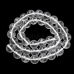 Natural Quartz Crystal Beads Strands&nbsp;G-C265-A02-10mm