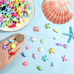 300Pcs 3 Styles Opaque Acrylic Beads&nbsp;FIND-SC0012-59A