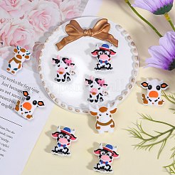 10Pcs 5 Styles Cattle Food Grade Eco-Friendly Silicone Beads&nbsp;SIL-SZ0001-69