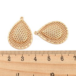 Rack Plating Brass Hollow Pendants&nbsp;KK-P244-10KCG
