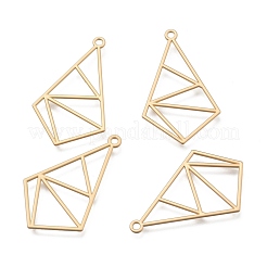 Smooth Surface Alloy Open Back Bezel Pendants&nbsp;PALLOY-S117-153