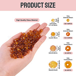 4 Strands 4 Styles Glass Beads Strands&nbsp;EGLA-TA0012-97C