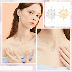 8Pcs 2 Colors 201 Stainless Steel Pendants&nbsp;STAS-DC0006-99
