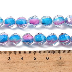 Two Tone Resin Beads Strands&nbsp;GLAA-T035-02E