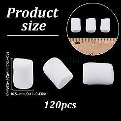 120Pcs Resin Marshmallow Figurine&nbsp;DJEW-NB0001-57