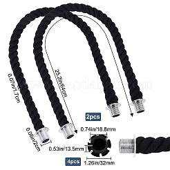 Practical Twisted Cotton Rope Bag Handle&nbsp;FIND-WH0116-34B