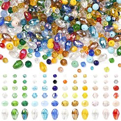 18 Strands 18 Styles Glass Beads Strands&nbsp;GLAA-YW0005-53B