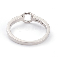 Brass Micro Pave Clear Cubic Zirconia Finger Rings&nbsp;RJEW-O042-02P-A