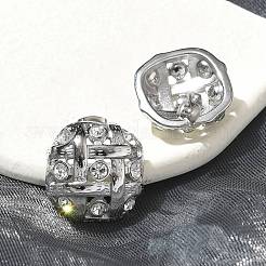 304 Stainless Steel Oval Stud Earrings&nbsp;EJEW-B108-09P