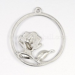 Alloy Flower Gothic Pendants&nbsp;EA13268Y-NF