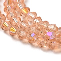 Transparent Electroplate Glass Beads Strands&nbsp;LS-EGLA-A039-T2mm-L15