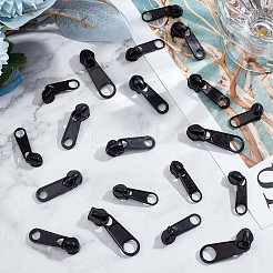 32Pcs 4 Style Zinc Alloy & Plastic Zipper Slider&nbsp;FIND-GF0003-95