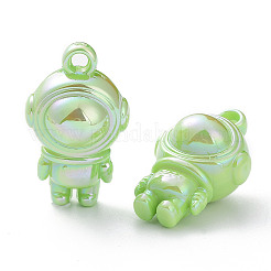 UV Plating Rainbow Iridescent Acrylic Pendants&nbsp;OACR-F008-02