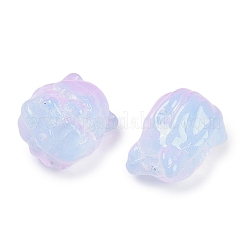 Transparent Spray Paint Glass Beads&nbsp;LS-X1-GLAA-H035-01K