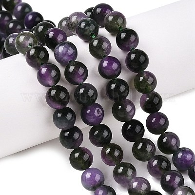 Dyed Natural White Jade Beads Strands&nbsp;G-T138-8mm-210-3-1