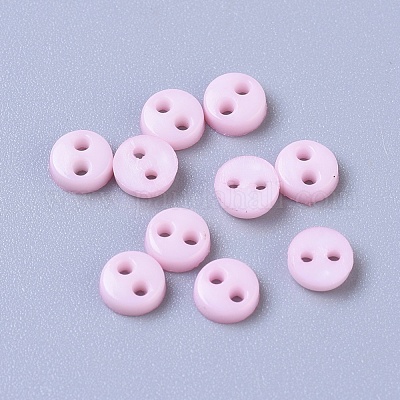Nylon Tiny Button&nbsp;BUTT-WH0014-28P-1