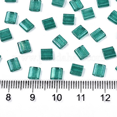 FGB 2-Hole Baking Paint Glass Seed Beads&nbsp;SEED-S031-L-ST108A-1