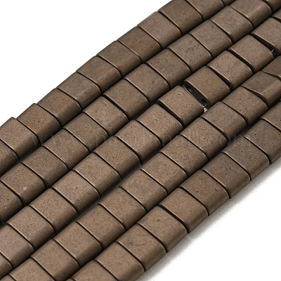 Electroplated Non-magnetic Synthetic Hematite Beads Strands&nbsp;G-C106-B01-09B-1