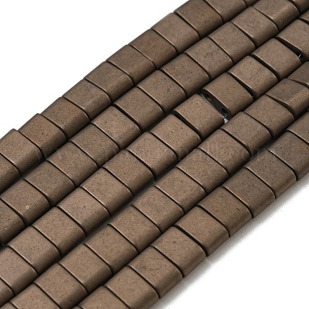 Electroplated Non-magnetic Synthetic Hematite Beads Strands G-C106-B01-09B-1