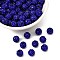 Pave Disco Ball Beads, Polymer Clay Rhinestone Beads, Grade A, Round, Sapphire, PP12(1.8~1.9mm), 8mm, Hole: 1mm