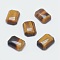 Natural Tiger Eye Cabochons, Rectangle, 14x10x4.5mm