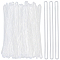 100Pcs PVC Bands, Clear, 120x8x2.5mm