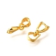 Brass Ice Pick Pinch Bails&nbsp;KK-E143-G-FF-2