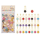 Alloy Enamel Locking Stitch Marker&nbsp;PW-WG14B87-01-1