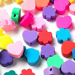 150Pcs 3 Style Handmade Polymer Clay Beads&nbsp;CLAY-LS0001-07
