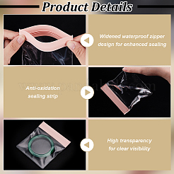 40Pcs 4 Styles Clear EVA Storage Resealable Bags&nbsp;ABAG-FG0001-08