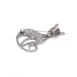 Creative Abalone Shell Cat Brooch&nbsp;PW-WG786CF-01